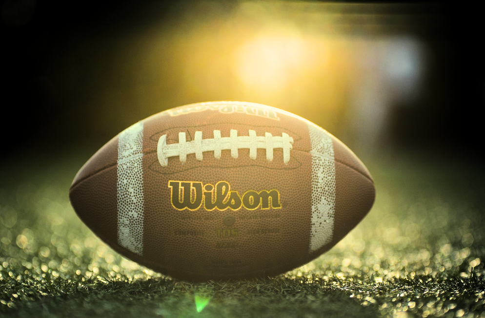 Football on the field