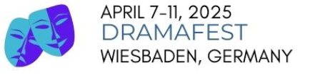 Comedy and Tragedy logo for Drama Fest 2025