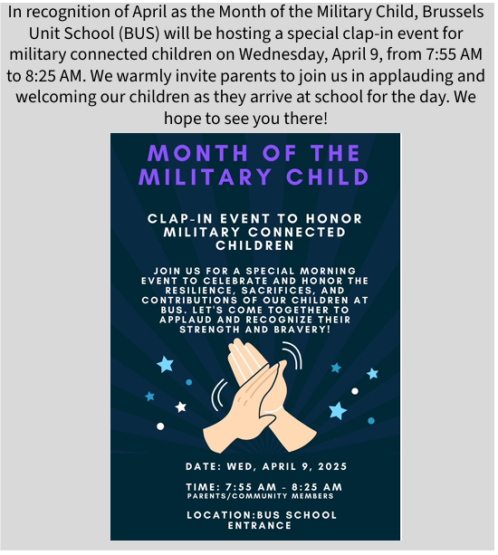 Clap-in event flyer