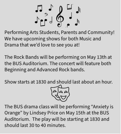 Performing Arts Flyer