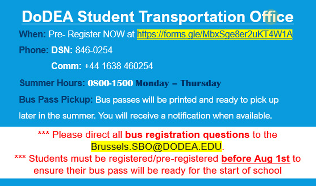 Bus preregistration 2025