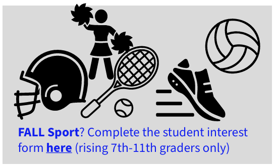 Fall sports flyer.